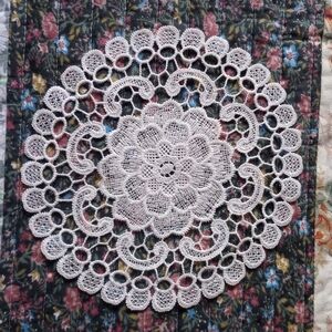 Elegant White Lace Doily